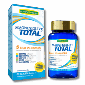 Magnesiolive Total 5 Sales de Magnesio 45g 60 tabletas